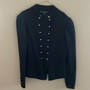White House Black Market black military blazer